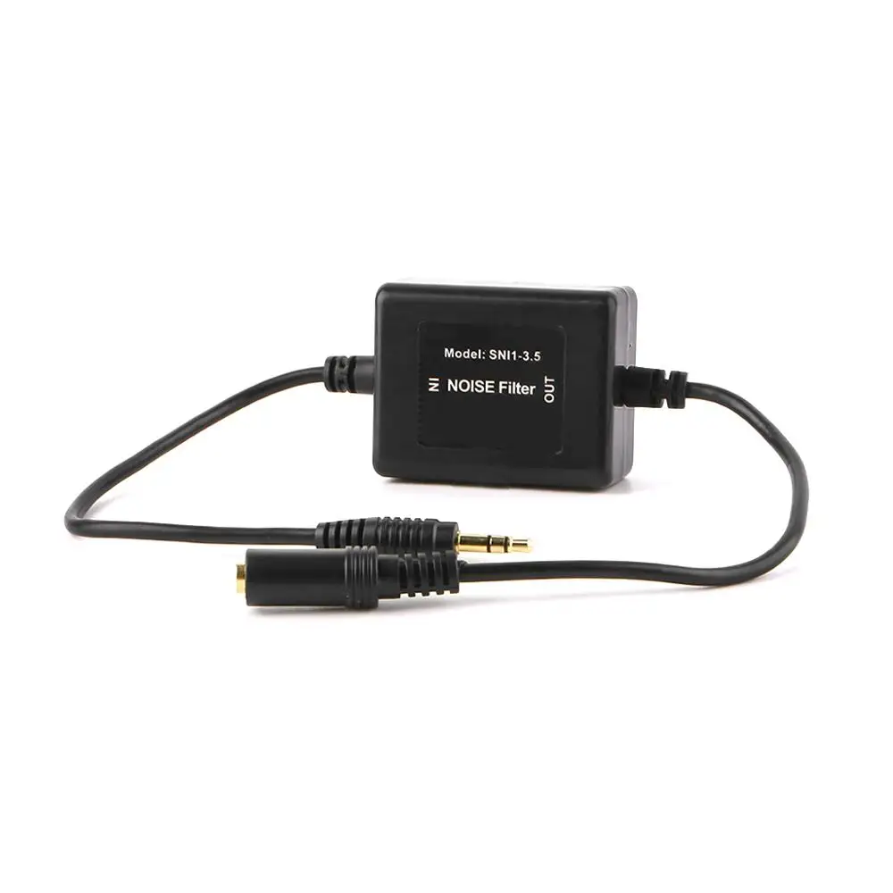 3.5mm Headphone Mini Jack Ground Loop Isolator Noise Filter Car Audio Stereo - £15.38 GBP