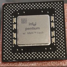 Intel Pentium MMX 200MHz Socket 7 CPU BP80503200 Tested &amp; Working 06 - £18.36 GBP