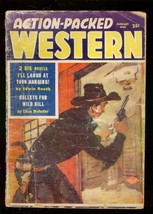 ACTION-PACKED WEST-PULP-1/1958-WILD Bill HICKOCK-CUSTER-good G - £30.33 GBP