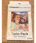 1 Pack Of Polaroid Premium ZINK Photo Paper 2x3&quot; 20 Sheets *New/Damaged ... - $19.13 CAD