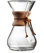 Chemex Pour-Over Glass Coffeemaker - Classic Series - 8-Cup - Exclusive - $63.98