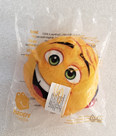 Primary image for McDonalds 2017 Emoji Gene Yellow Plush Tongue Sticking Out Childs Meal Toy