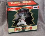 Coca Cola Polar Bear Collection Christmas Ornament Bottle Opener 1995 Xmas - £6.13 GBP