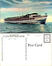 Massachusetts Boston Belle Nantasket Beach The Wilson Line Vintage Postcard - £7.39 GBP