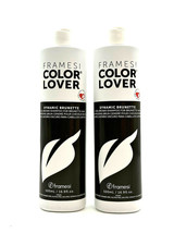 Framesi Color Lover Dynamic Brunette Cool Brown Shampoo 16.9oz-2 Pack - £46.70 GBP