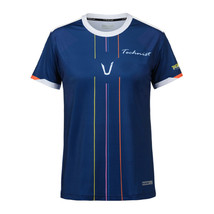 TECHNIST 2023 Unisex T-Shirts Badminton Casual Tee Navy Asian Fit NWT 23TT-86A61 - £28.79 GBP