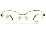 Nine West Eyeglasses Frames NW1060 717 Brown Gold Round Cat Eye 50-17-135 - £14.55 GBP