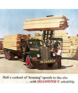 Diamond T Trucks 1948 Advertisement Automobilia Monarch Lumber Chicago D... - $82.27 CAD