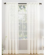 Mainstays ~ Fresh IVORY ~ Rod Pocket ~ Sheer Window Curtain ~ 59&quot; x 84&quot; ... - €25,81 EUR
