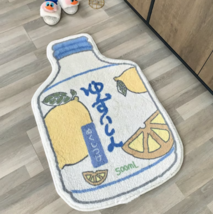 Carton drink plush carpet for living room, soft milk door mat - £38.43 GBP