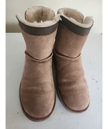 BearPaw Shantelle Hickory Suede Boots size 9 Wool Lined  Sheep Skin Foot... - $31.68
