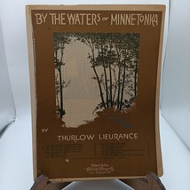 Antique Sheet Music, By the Waters of Minnetonka by Thurlow Lieurance, P... - $18.39