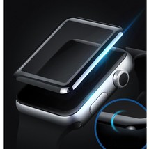 Full Cover 3D Curved Black For Apple Watch 38mm 42mm Series 3 2 1 Platin... - $2.00