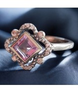 Vintage Avon Sterling Silver Amethyst Ring, Size 6 - €34,73 EUR