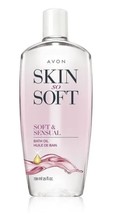 AVON Skin So Soft Bonus-Size Soft &amp; Sensual Bath Oil 25 fl oz - £24.36 GBP