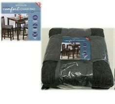 Whitley Willows Reversible Comfort Chair Pad 15&quot; x 15.75&quot; 2 PK Charcoal - £16.21 GBP