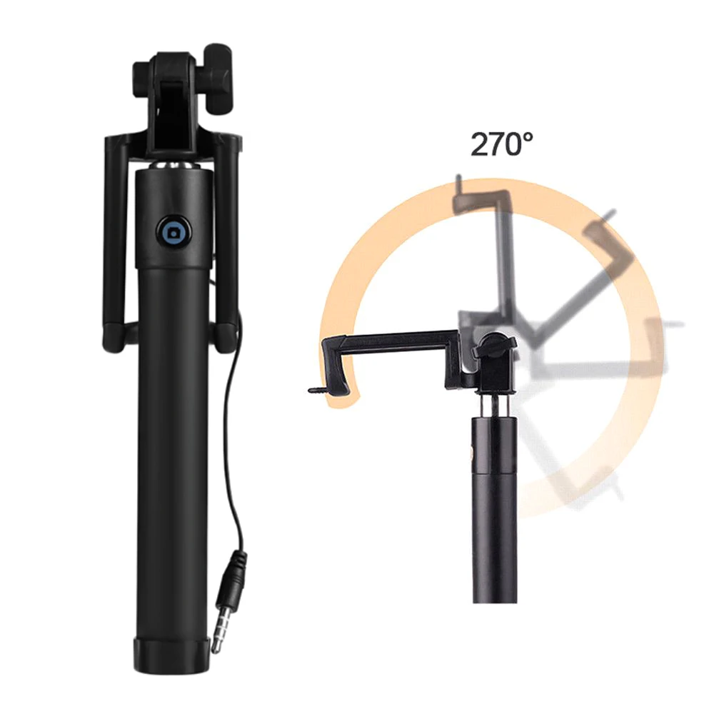 Play 1Pc Universal Handheld Wired Selfie Stick Monopod ExtenAle Pole For A A For - £23.37 GBP