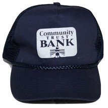 Community Trust Bank Banking Vintage Mesh Trucker Snapback Hat - £7.15 GBP