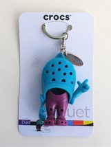 CROCS Croslite Guy Keychain (Duet) 3&quot; Figure Key Ring New With Tag - £17.15 GBP