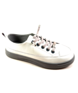 Lonza 198868 White/Grey Leather Slip On Fashion Comfort Sneaker - $99.99