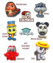 Disney Doorables Pocahontas, Meeko, Jiminy Cricket, Minnie Mouse, Sebastian Olaf - $19.95