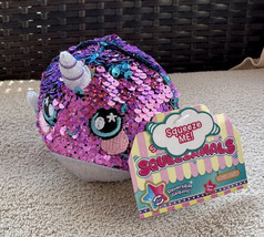 Beverly Hills Teddy Bear Squeezamals, Shelby Sparkle Narwhal, Super-Squishy with - $9.99