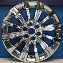 One Single 2017-2019 Cadillac XT5 # 8017P-C 18&quot; 12 Spoke Wheel Chrome Wheel Skin - £32.16 GBP