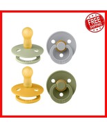 Trusted Quality 4-Pack Baby Soothers | Round Nipple | Danish Made Excell... - $935.95 MXN
