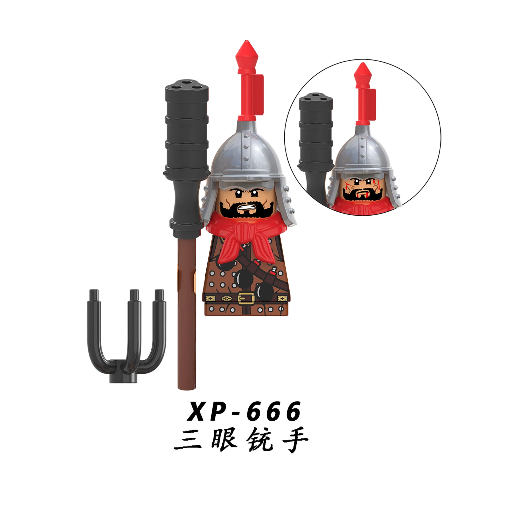 Ancient Chinese Military Figures:Qin,Han,Ming,Qing Dynasties Bricks Toys... - $10.12