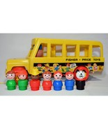 Vintage Fisher Price Little People School Bus #192 Set Complete 0625!!! - $49.50