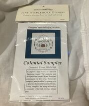 Colonial Sampler Cross-stitch Kit Colonial Williamsburg PC-029 - $23.69 CAD