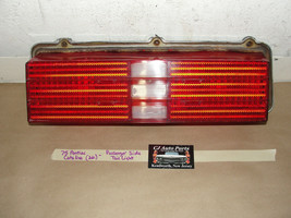 Oem 75 Pontiac Catalina 2 Dr Right Passenger Side Reverse Backup Tail Light Lens - $59.39