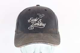 Vintage 90s Streetwear Distressed Eagles Landing Golf Course Toledo Hat Cap - $19.75