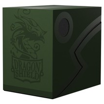 Arcane Tinmen Deck Box: Dragom Shield: Double Shell: Forest Green/Black - $12.37