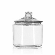 Anchor Hocking 3-Quart Heritage Hill Jar with Glass Lid - £28.58 GBP