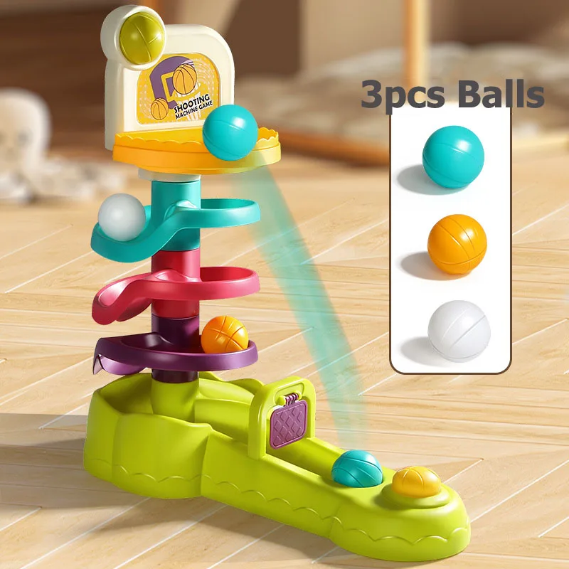 Baby Toys Basketball Shooting Game Ball Drop Toys Babies Marble Run Game... - £18.30 GBP