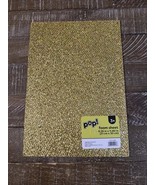 Pop! Foam Sheet 8.26x11.80” Gold Glitter - $219.72 MXN