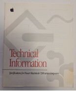 Power Macintosh 7200 Series : Technical Information - $10.62 CAD