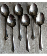 Lot of 6 Oneida Community Kenwood Soup Spoons Flatware - £31.62 GBP
