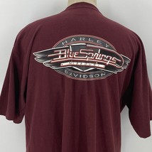 Harley Davidson Blue Springs Missouri Burgundy T Shirt Size XL Soaring E... - £28.21 GBP