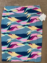 LuLaRoe Cassie Pencil Skirt Womens Sz 2XL geometric Colorblock Geo Print... - £8.91 GBP