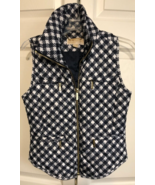 Michael Kors Women&#39;s Black &amp; White S Zipper Sleeveless Puffy Jacket - $27.15 CAD
