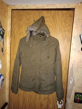 American Eagle Outfitters Jacket Mens Size Small Green Full Zip Polyester Lined - £30.53 GBP