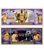 ✅ Pack of 100 Kobe Bryant LA Lakers Collectible Novelty 1 Million Dollar... - £19.42 GBP