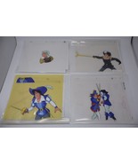 Golden Films Three Musketeers Original Hand Painted Cel Drawings Lot of 4 - $54.09 CAD