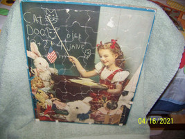 vintage childern&#39;s tray puzzle [dick and jane} - $14.85