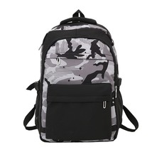 Girls School Bags For Women&#39;s Backpack Large Capacity Nylon Waterproof Simple Fa - £27.51 GBP