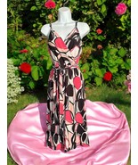 Merona Women&#39;s Fit &amp; Flare Knee Length Pink , Black and White Dress Size... - $20.28 CAD
