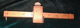 Vintage Stanley No. 165 Boxwood &amp; Brass Marking Gauge ?(1872-1880s)? - $51.41