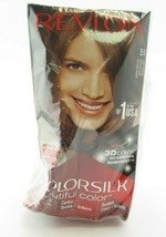 Revlon ColorSilk Beautiful Color Permanent 51 Light Brown *Triple Pack* - £8.95 GBP